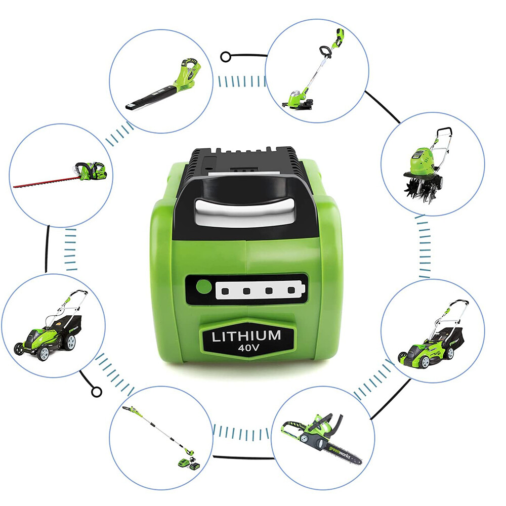 2PACK MAX 40V 8.0Ah For Greenworks G-MAX Lithium Battery 29472 29462 29252 20202