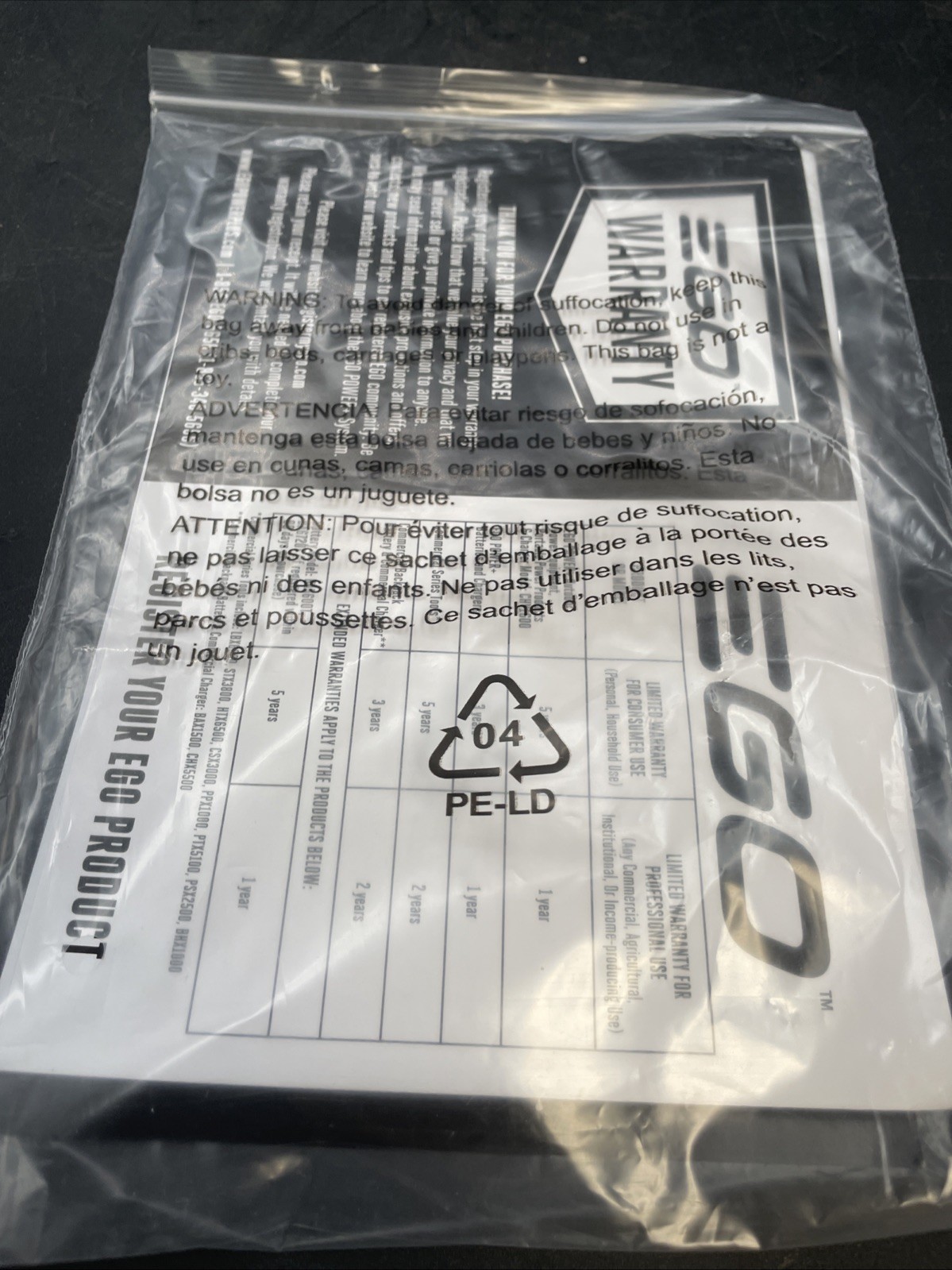 Ego Pgx Commercial Charging 3-Port Dock (PGX3000D) – NEW