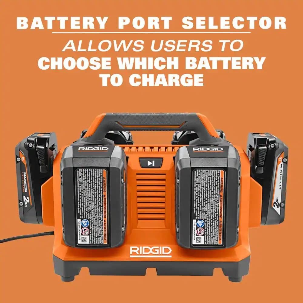 18V 6-Port Sequential Charger