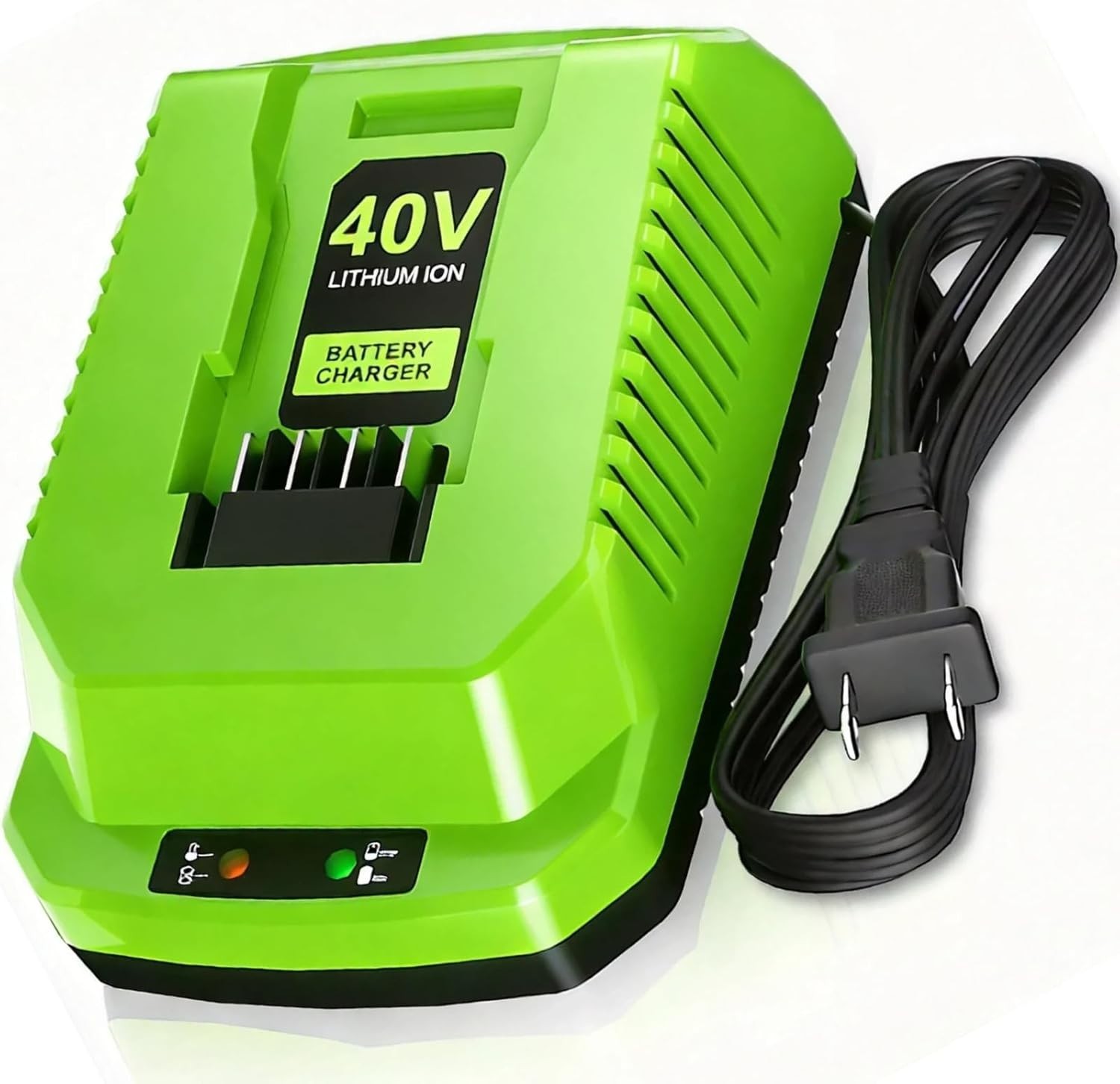 4.0A Fast Charger for Greenworks 40V Lithium Ion Battery 29462 29472 Replacement