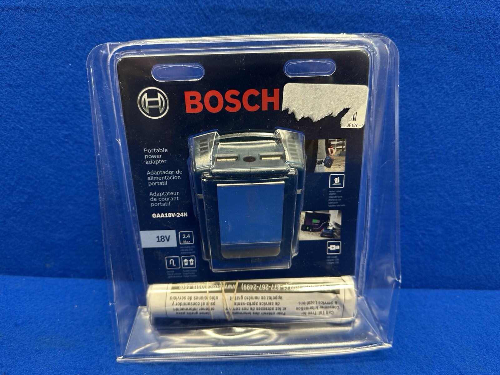 Bosch Fast-Charging Portable Power Adapter GAA18V-24N