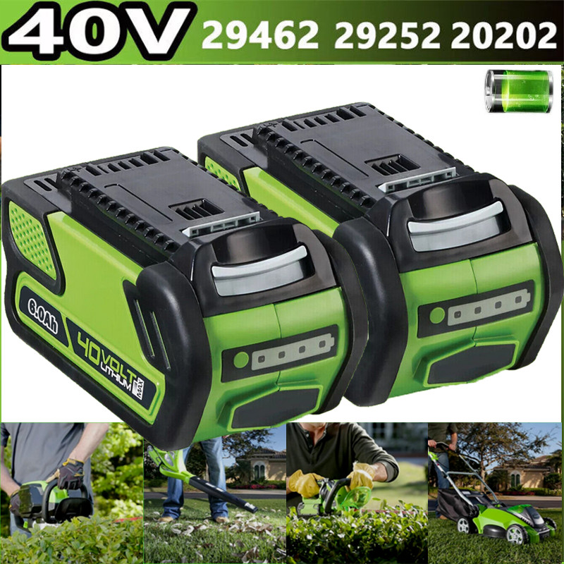 2PACK For Greenworks 40V 6.0AH Lithium G-MAX Battery 29462 29482 29252 29472