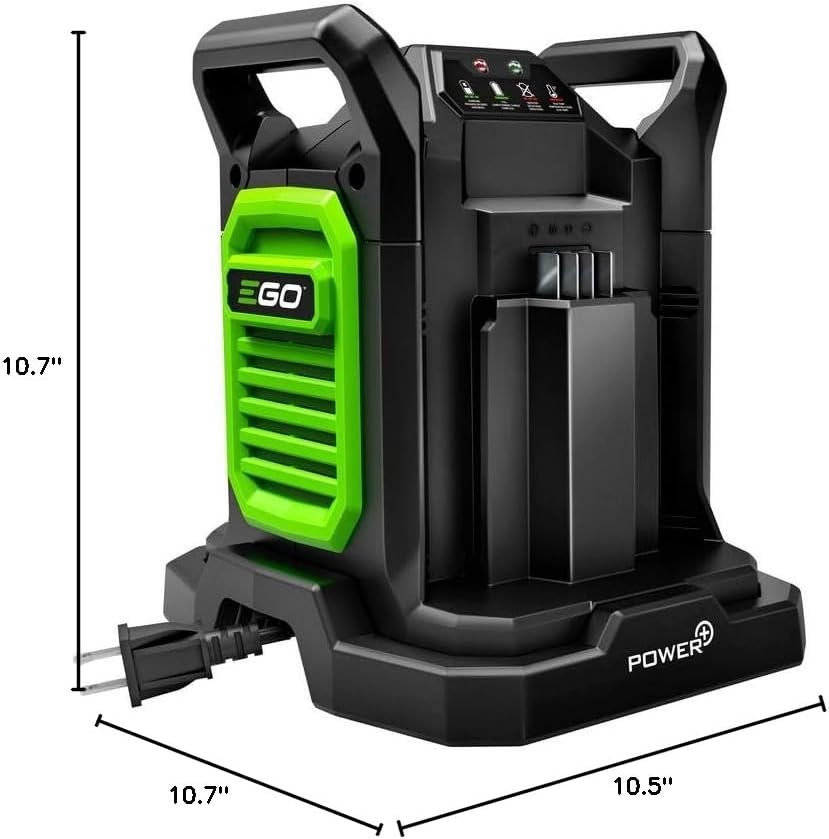 EGO Power+ CH2800D 56V 280W Dual Port Battery Charger – Black/Green NEW (No Box)