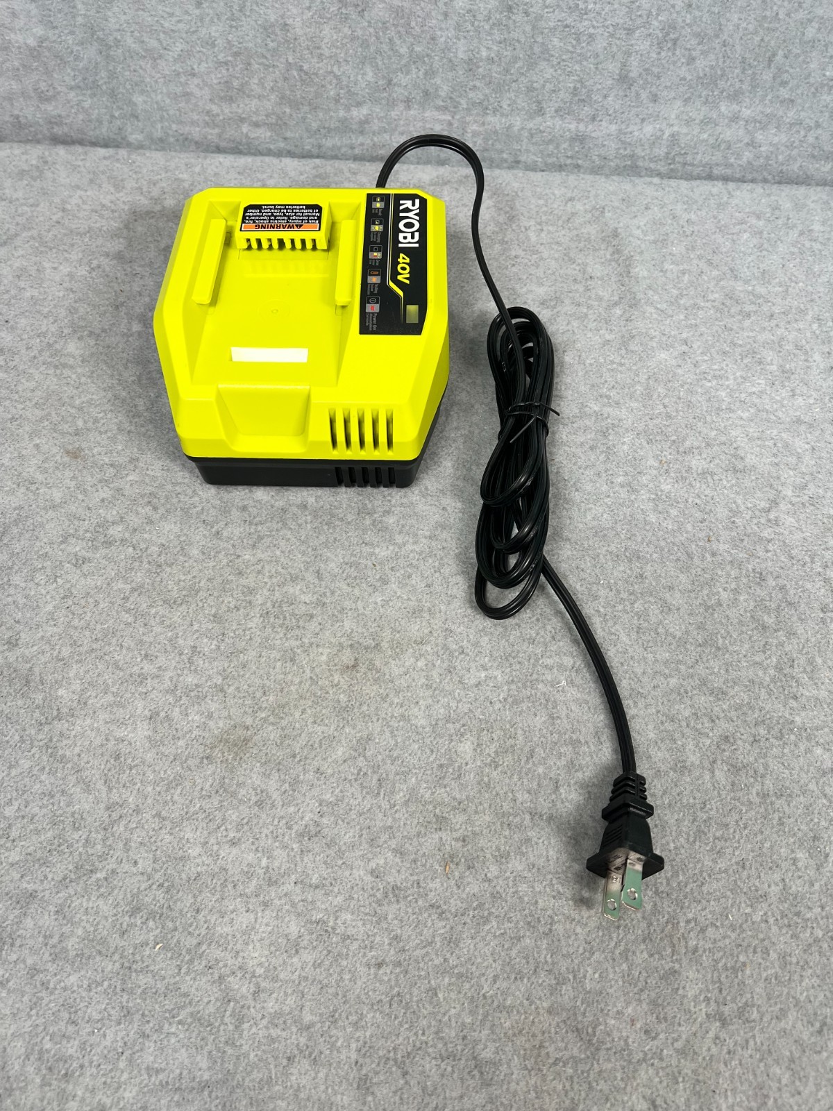 Ryobi 40V Lithium-Ion Battery Charger OP408VNM CHARGER ONLY