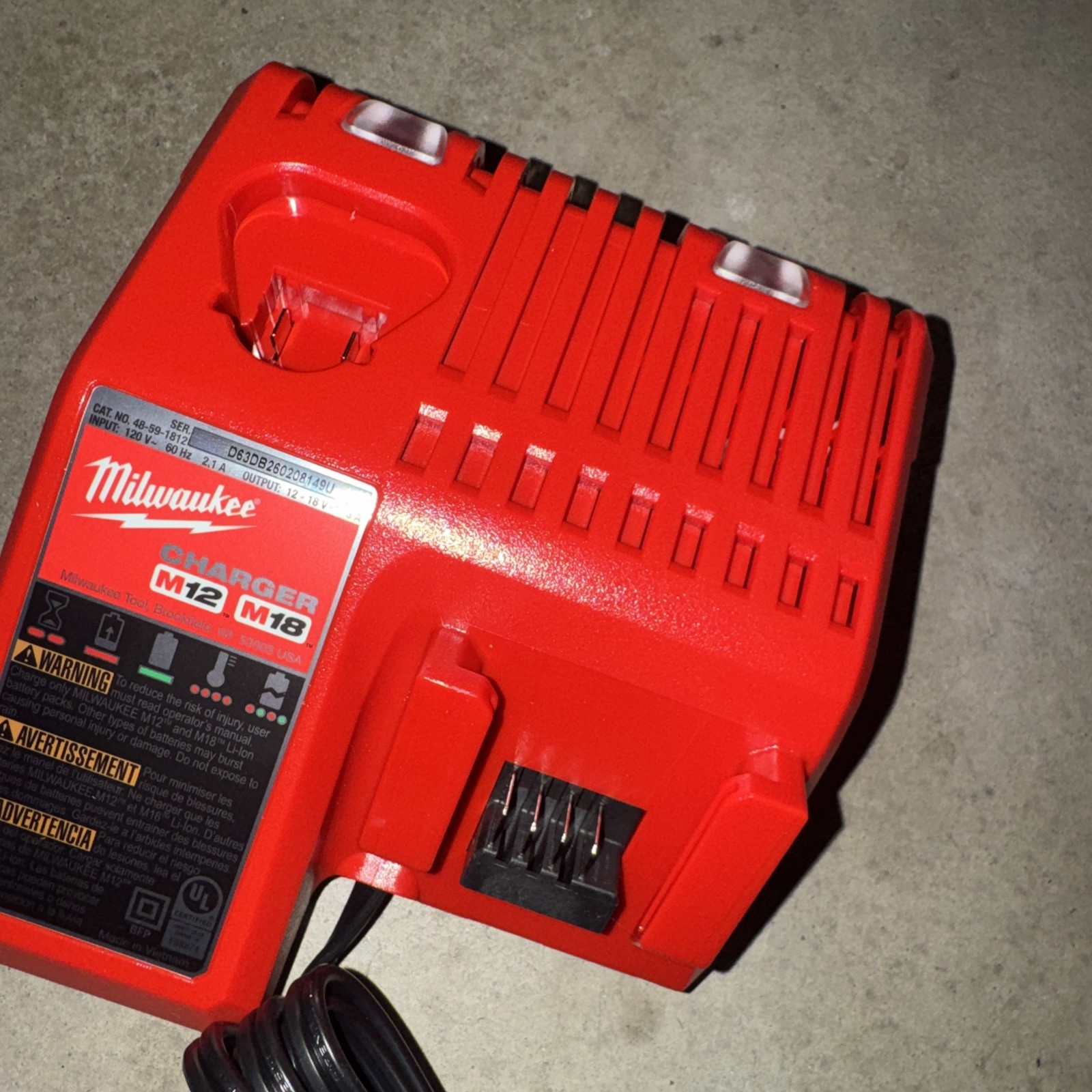 Brand New OEM Milwaukee M12 M18 Battery Charger