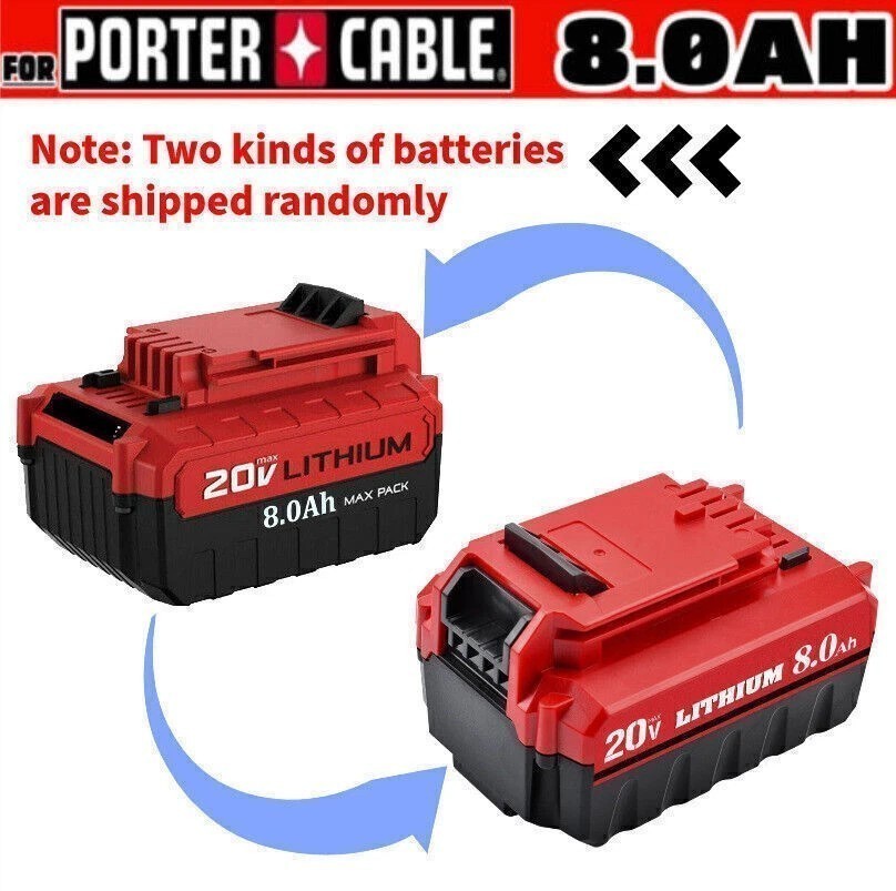 20V for Porter Cable 8.0Ah Lithium-ion Battery MAX PCC685L PCC680L NEW