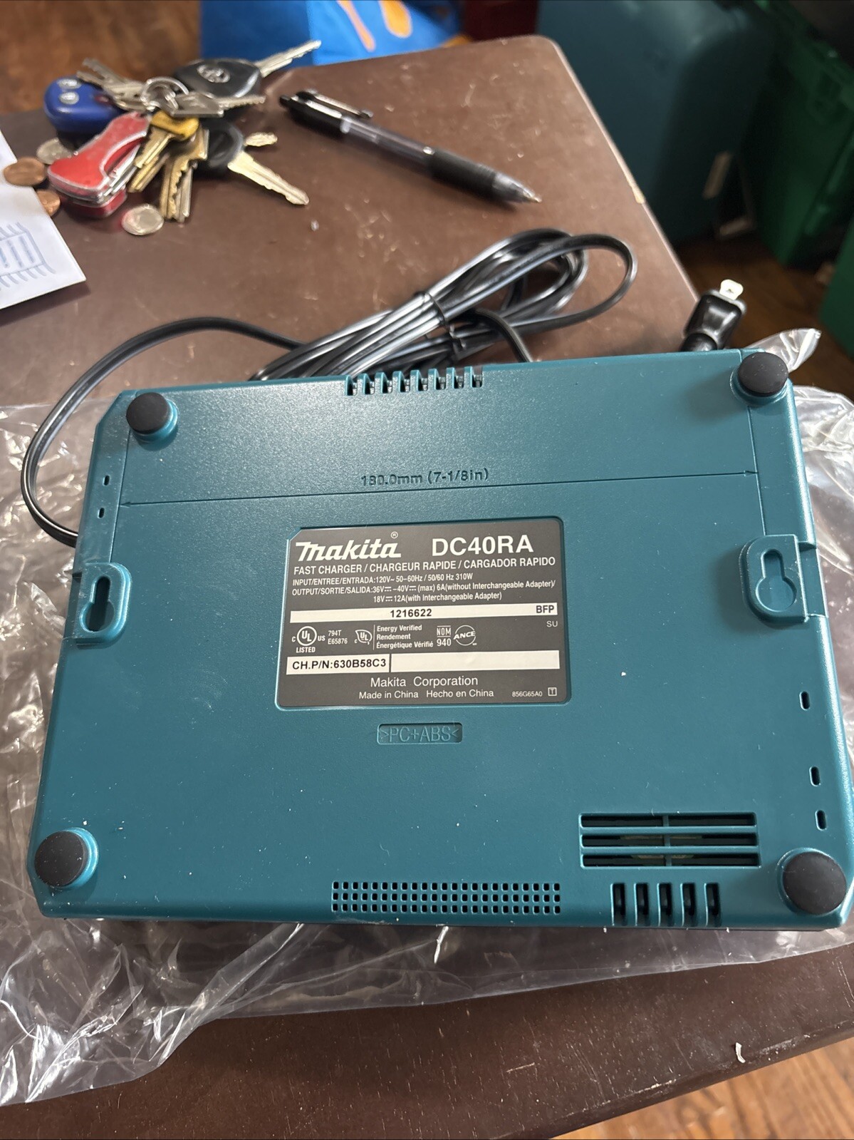 Makita DC40RA 40V Max XGT Rapid Optimum Charger – New