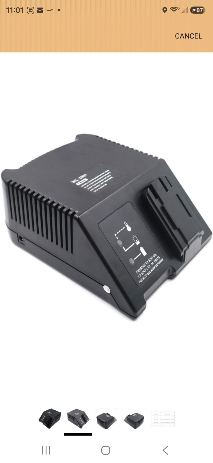 Universal Charger Compatible with miwak 48-59-0255 7.2V 12V 14.4V 18V Ni-Cd…