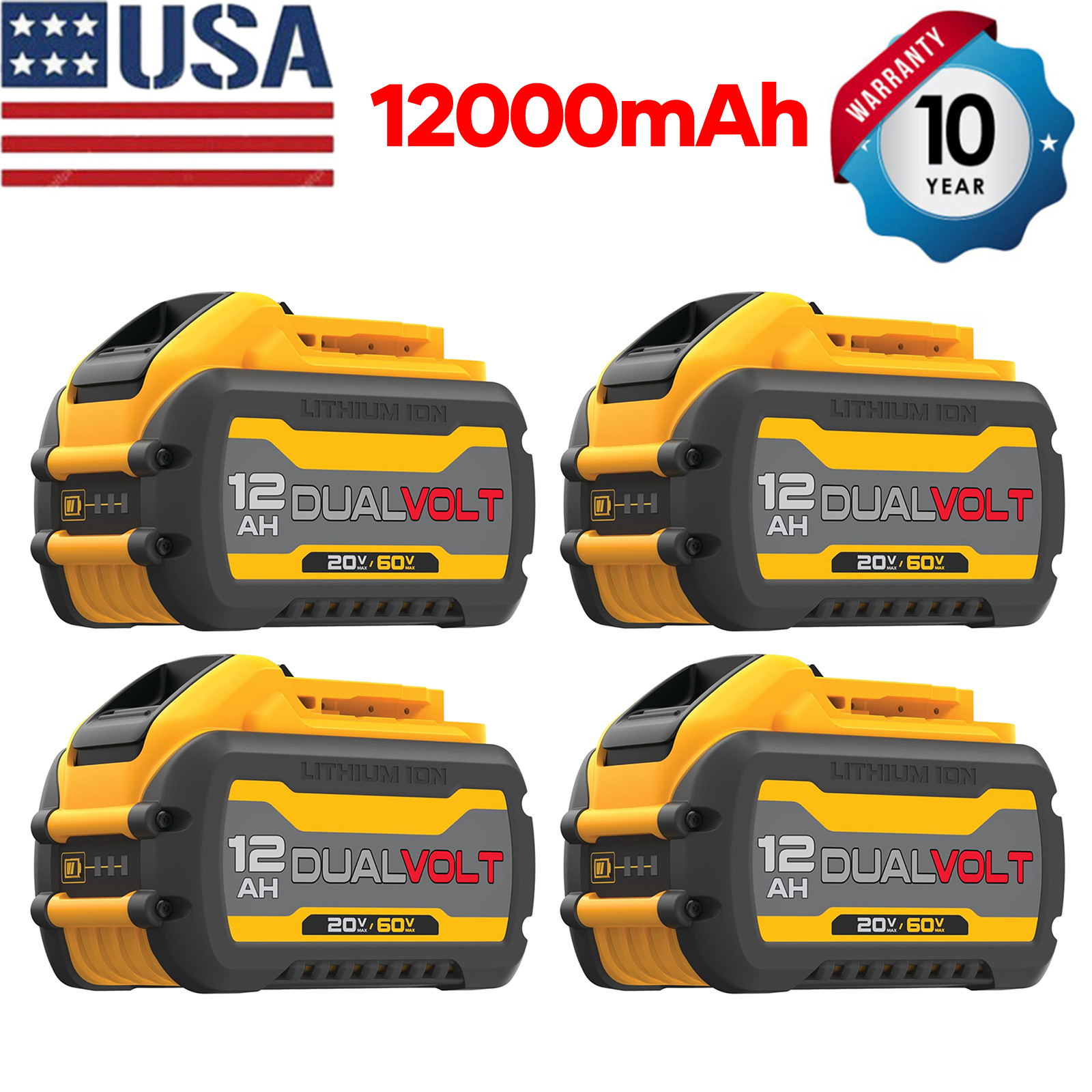 9.0Ah /12.0Ah DCB609 Lithium-Ion Battery /Charger For Dewalt 20V 60V FLEX VOLT~