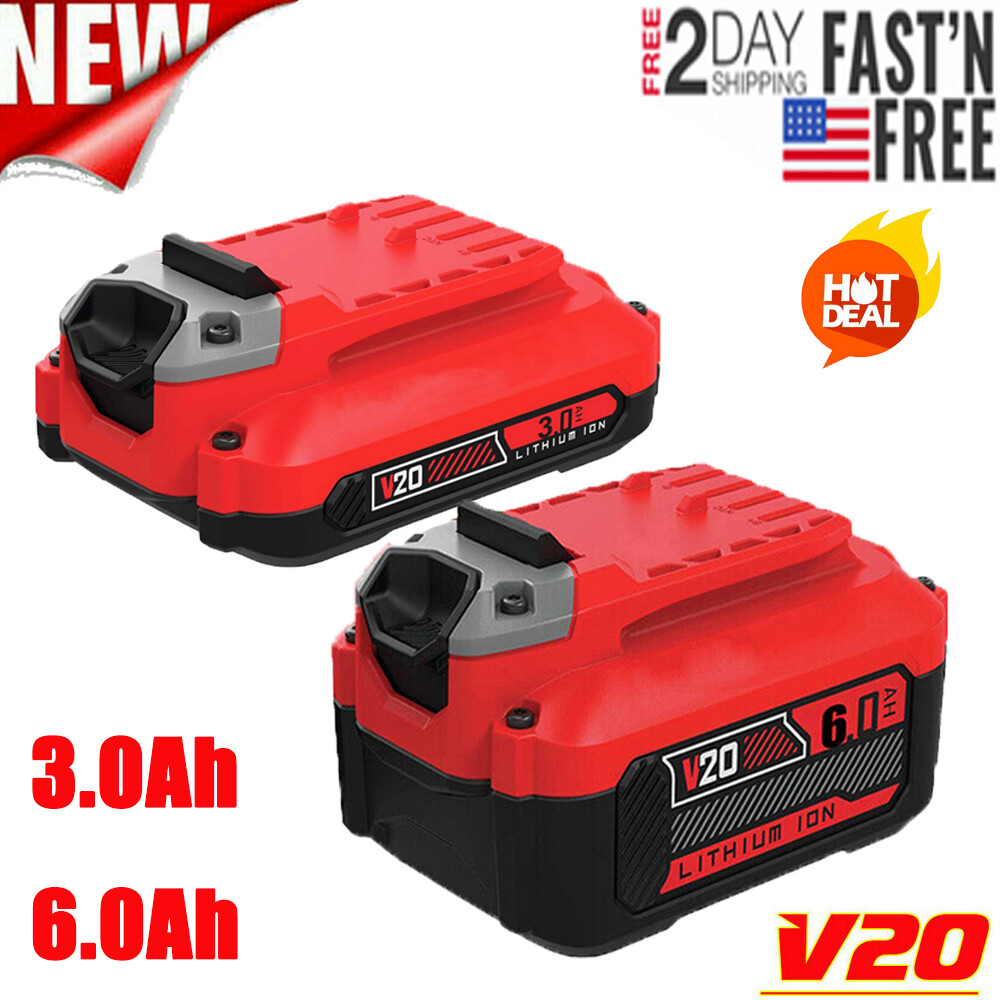 1-4X For Craftsman V20 6.0/ 3.0Ah Li-Ion Battery 20V Max CMCB206 CMCB204 CMCB202