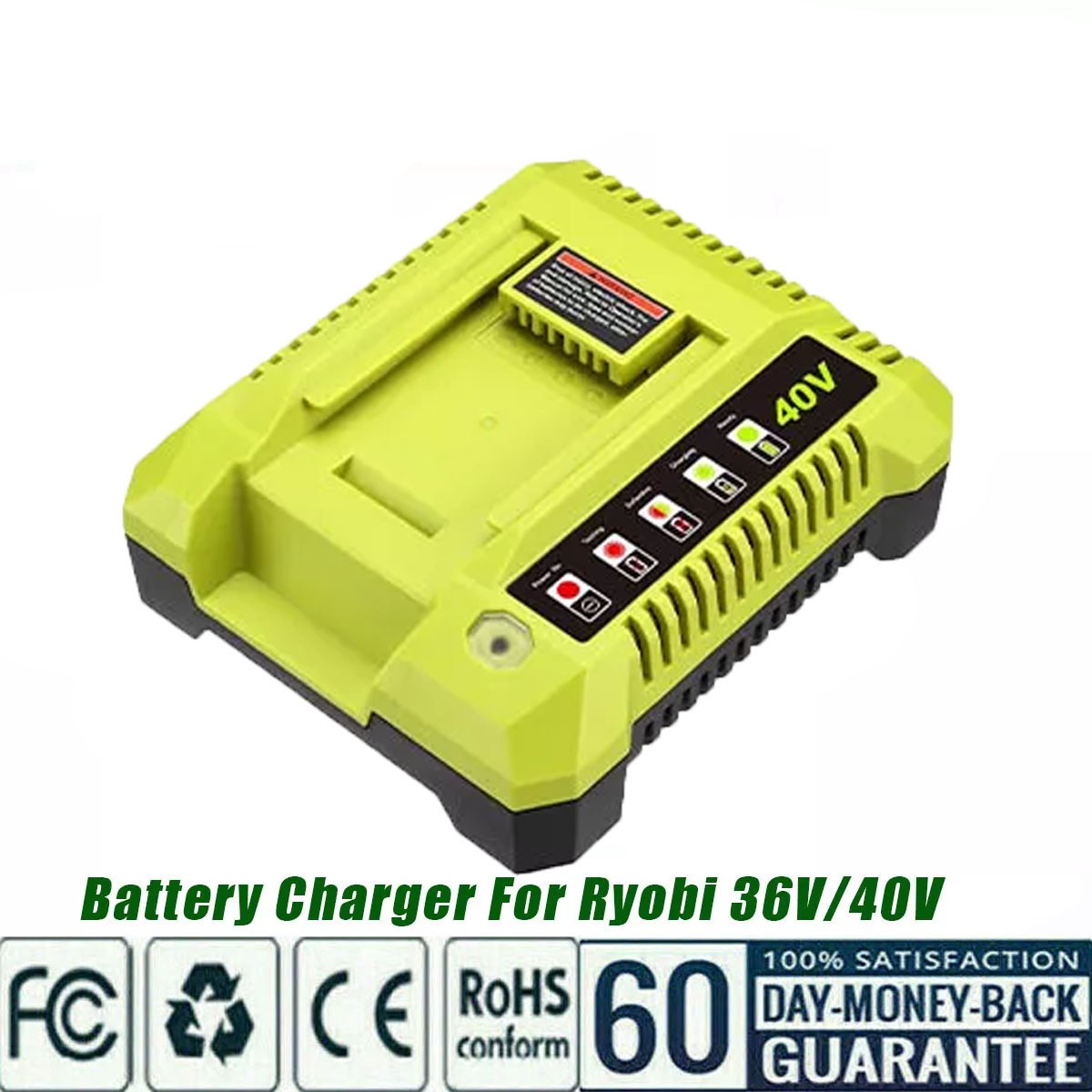 40V OP401 Charger For Ryobi OP4060 40 Volt LI-ION Battery OP40601 OP4050A OP400