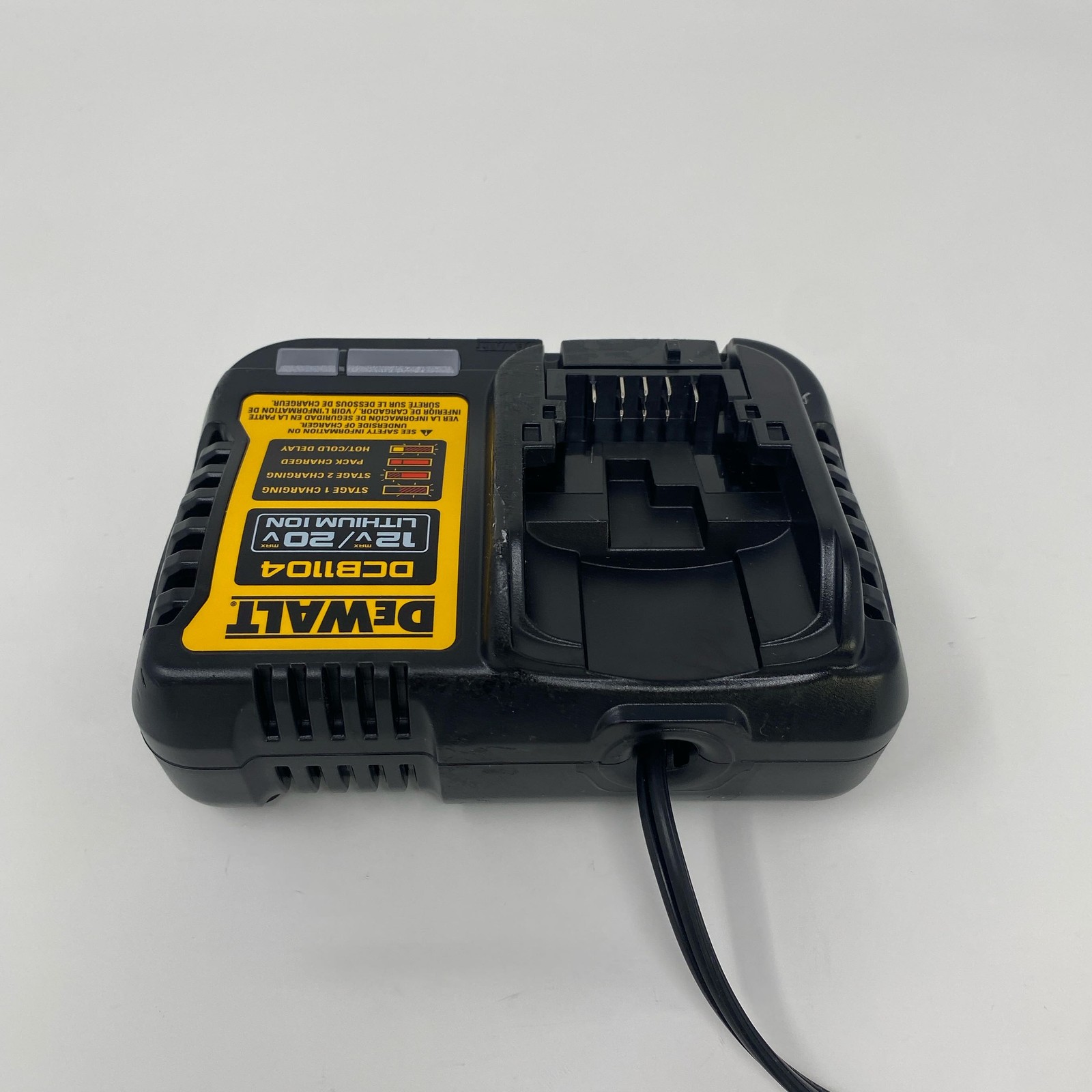DEWALT DCB1104 12V/20V MAX 4A Battery Charger – Black