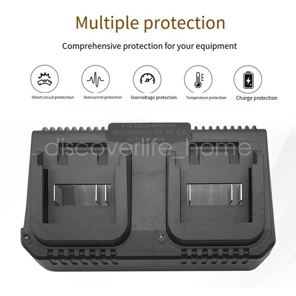 2 Slot For Makita Lithium-Ion Battery Charger 18V 21V Power Tool Rapid Charger