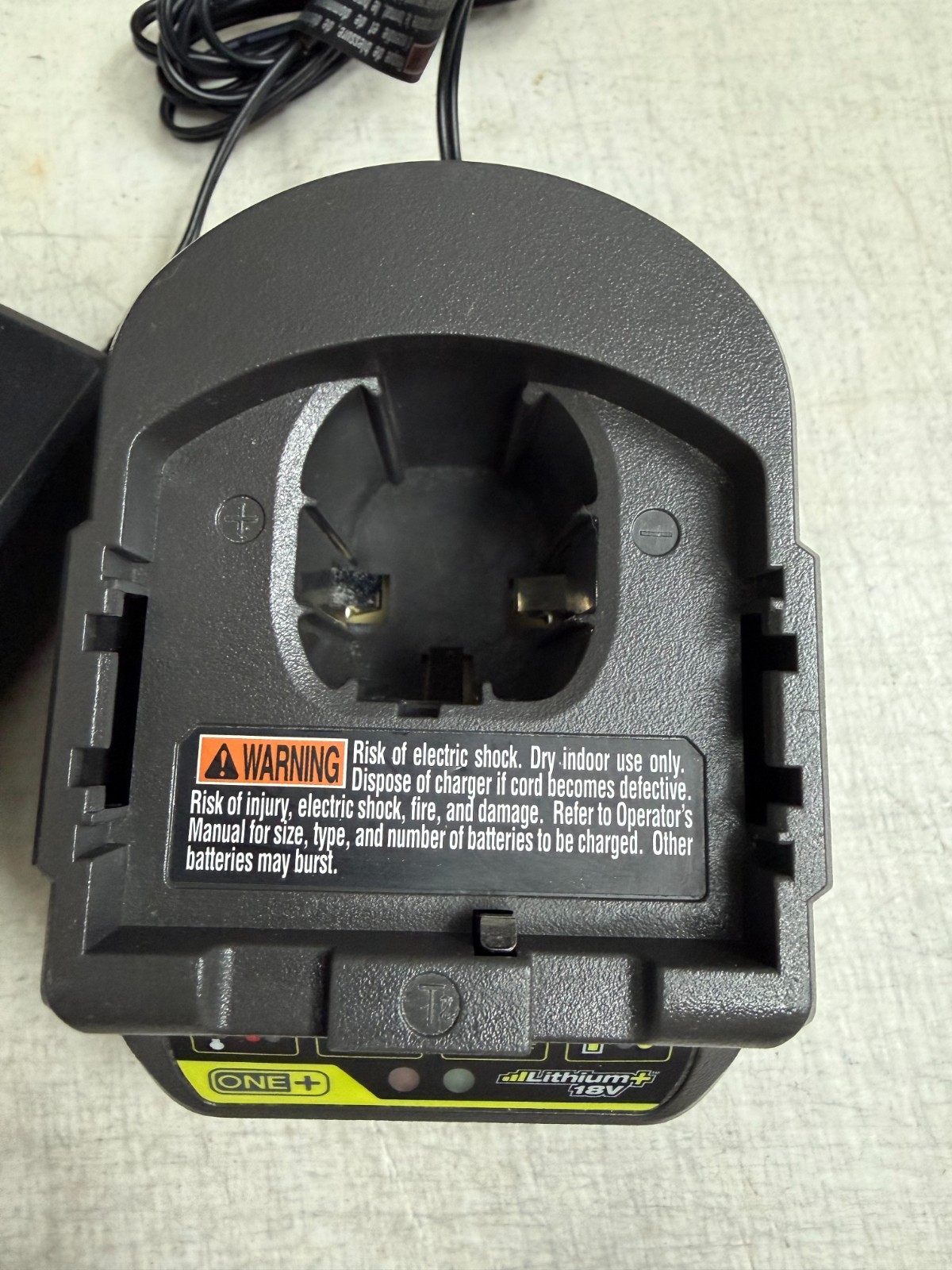 Ryobi ONE+ P118B | 18-Volt Lithium-Ion Replacement Battery Charger