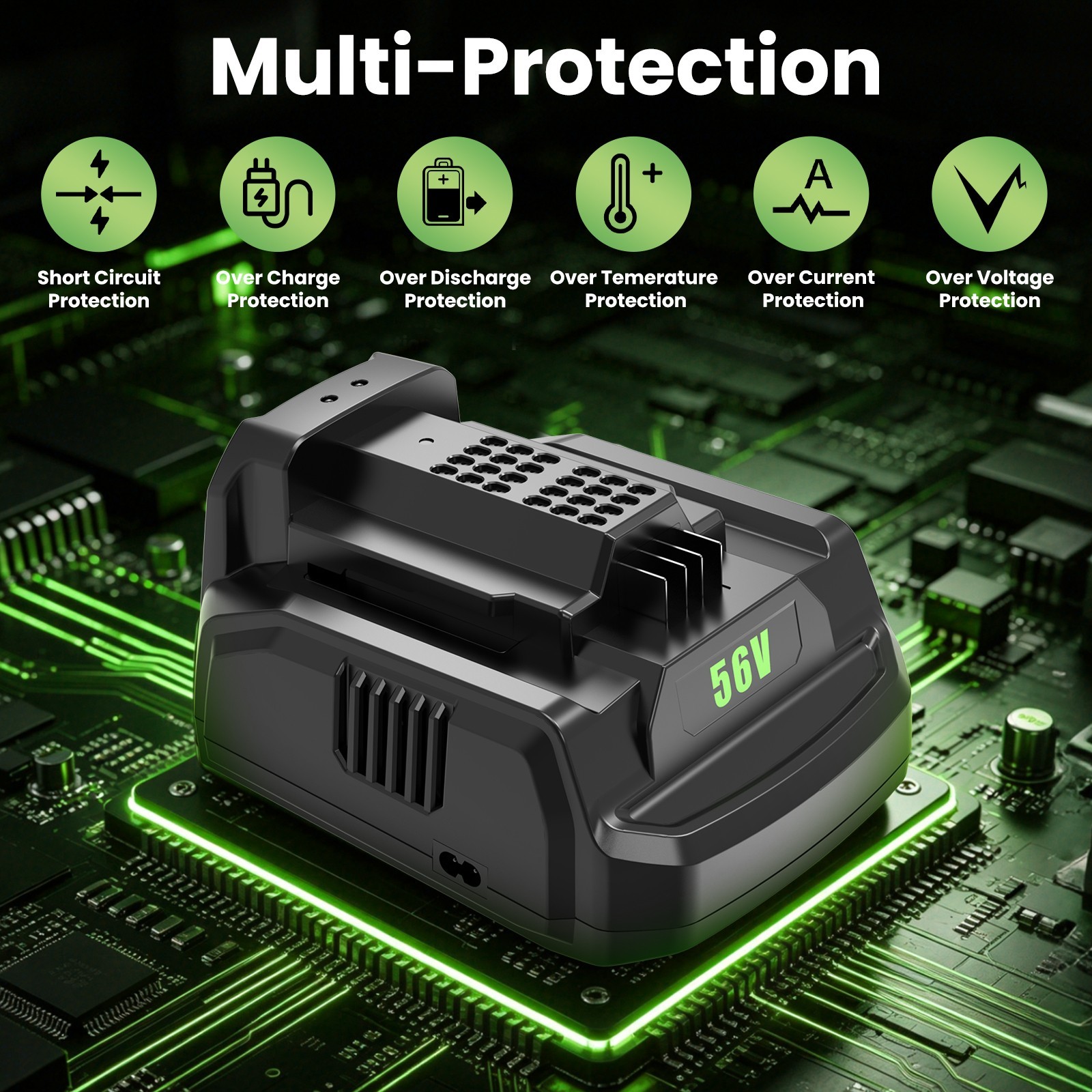 Fast Charger for EGO Battery Charger 56-Volt Lithium-ion Model CH2100 – NEW