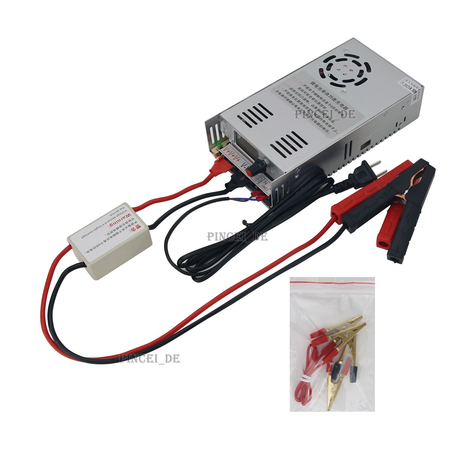 220V/110V Lithium Battery Cell Balanced Charger 0-6V/0-50A Adjustable