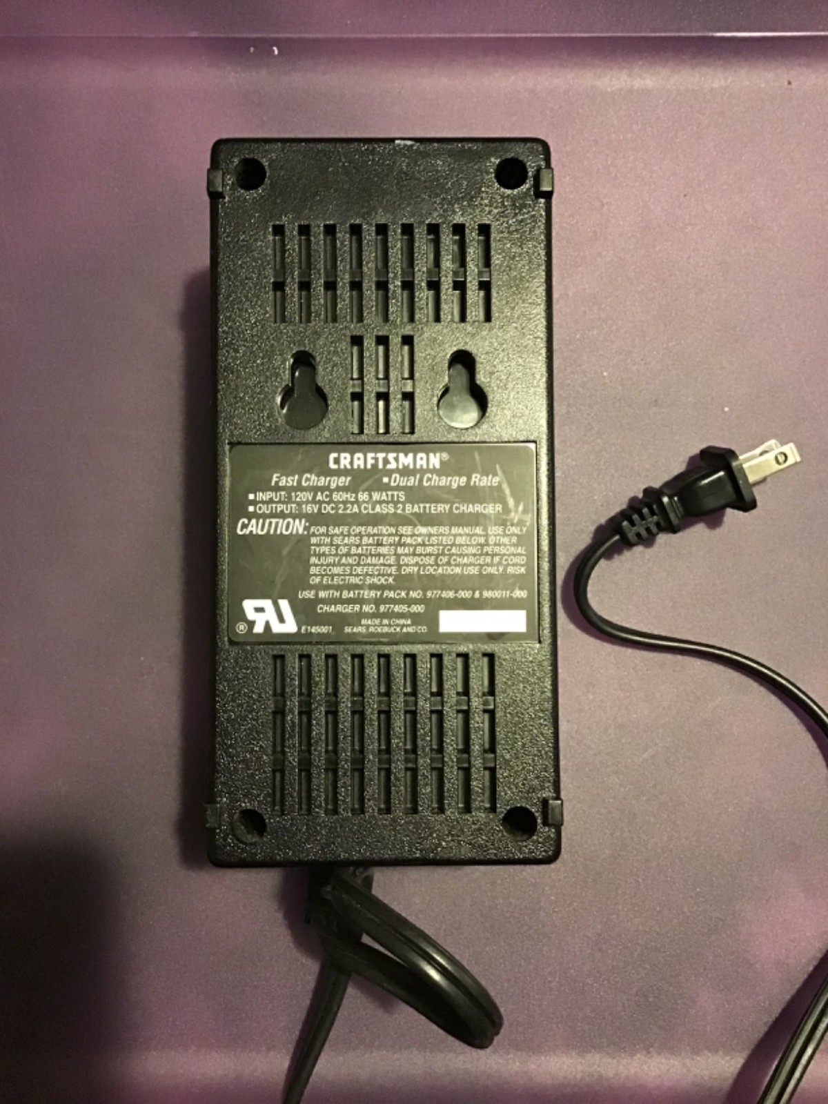 Craftsman Professional 12.0 Volt Battery Fast Charger Tested