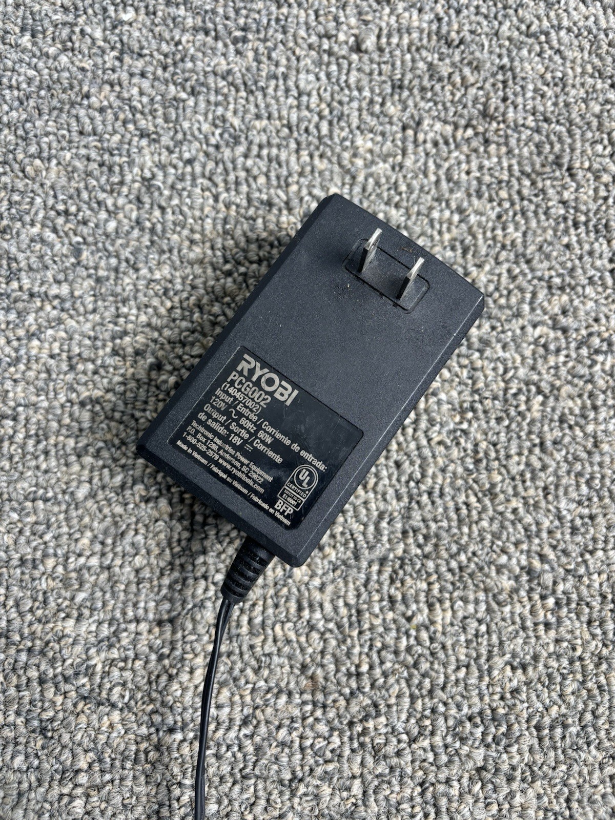Genuine Ryobi 18V ONE+ Li-Ion Battery Charger PCG002 Nice