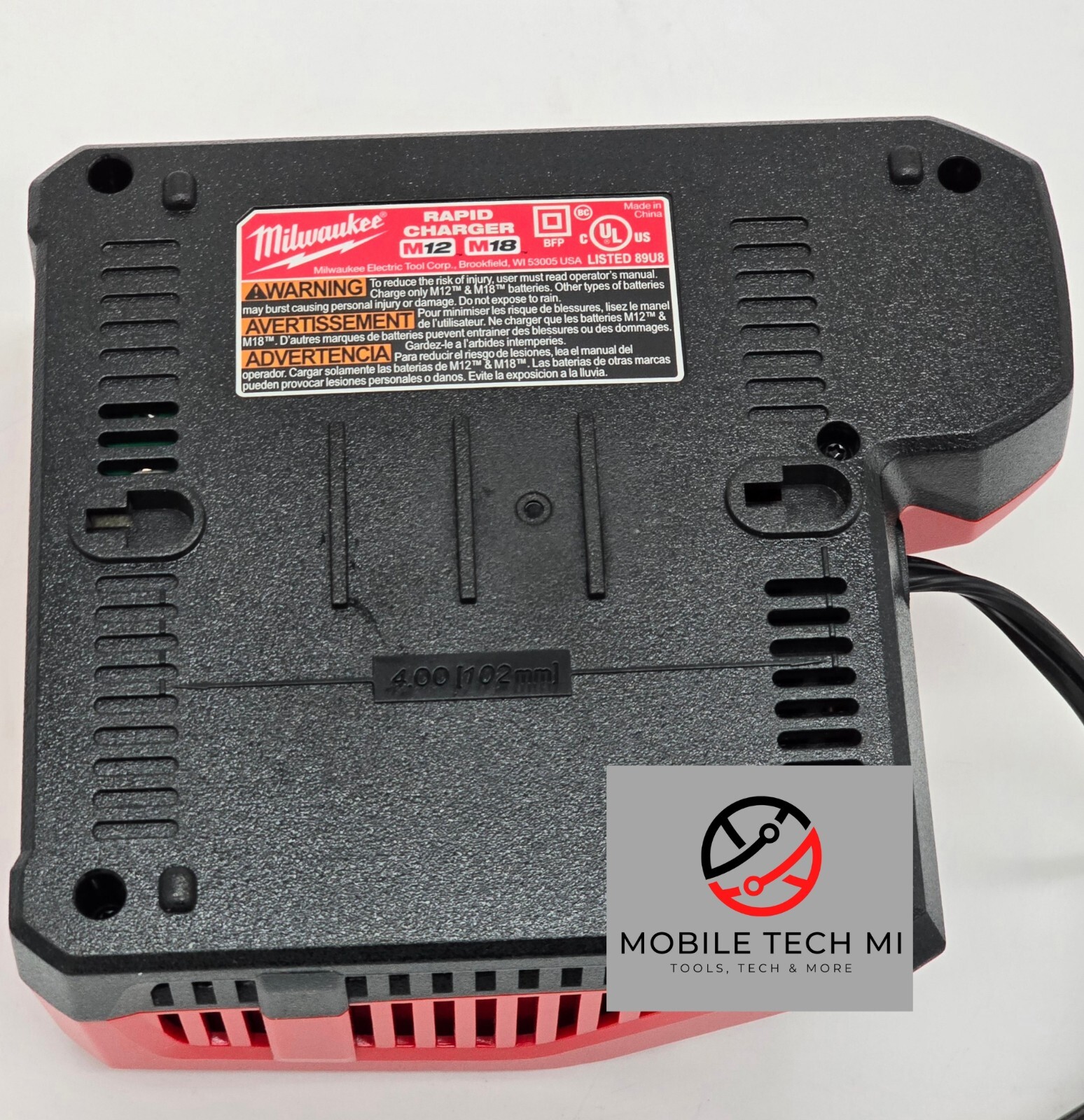 NEW Genuine Milwaukee RAPID Charger 48-59-1808 M18 M12, 18 Volt 12 Volt, OEM 18V
