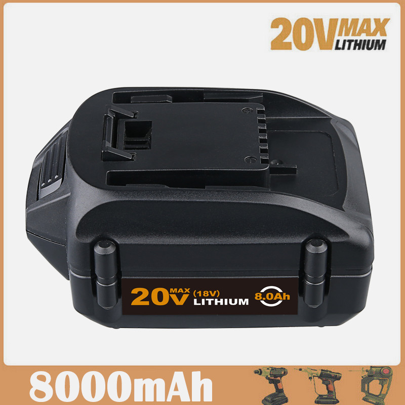 For WORX 20V 8.0AH Battery MAX Extend Lithium 20 Volt WA3520 WA3525 WA3575 WG155