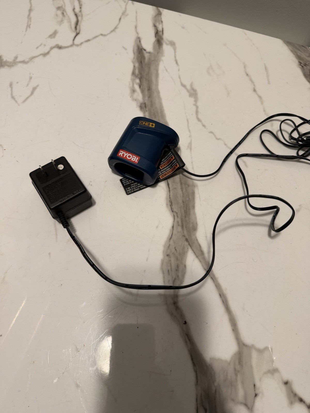 Ryobi ONE+ Battery Charger w/ AC Power Adapter, Charges 1 Battery