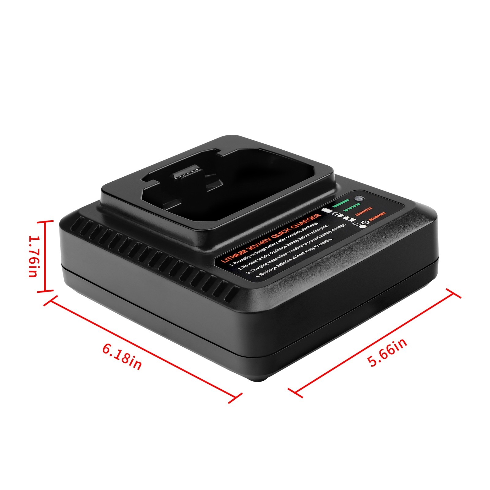 Replace Black & Decker Charger LCS36 LCS40 Compatible with 36V/40V Battery