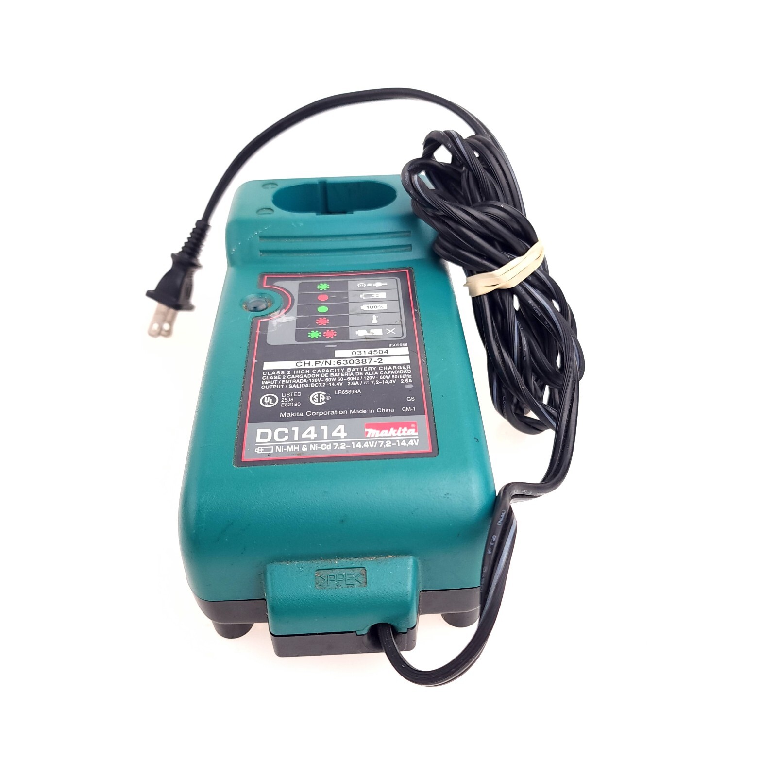 Makita High Capacity Class 2 Battery Charger Model DC1414 120 Volts USA Seller
