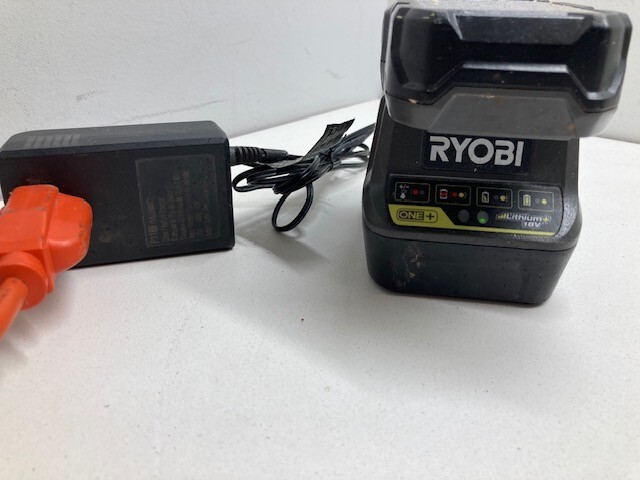 Ryobi P118B Battery Charger ONE+Plus 18V Li-Ion Includes Battery Tested Works