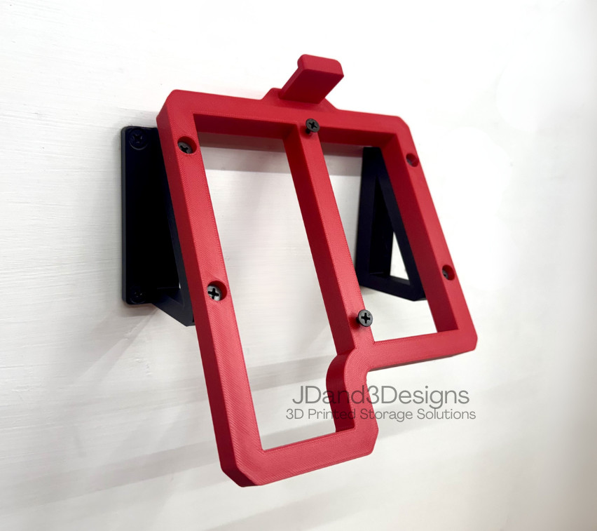 M12-M18 Combo Milwaukee Battery Charger Mount- 3D Printed Mount