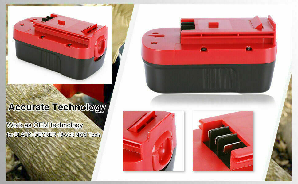 2-Pack 18V for Black and Decker HPB18 18 Volt 4.8Ah Battery HPB18-OPE 244760-00