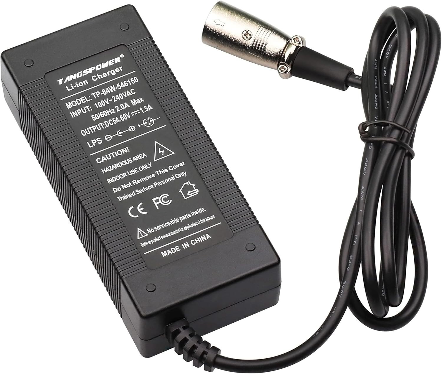 Safe 54.6V Charger for 48V 13S Lithium Batteries – Thermal & Overload Protection