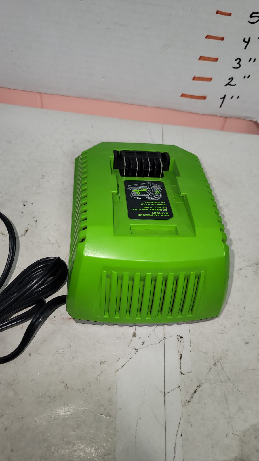Greenworks 40 Volt Battery Charger Lithium Max Model 29482