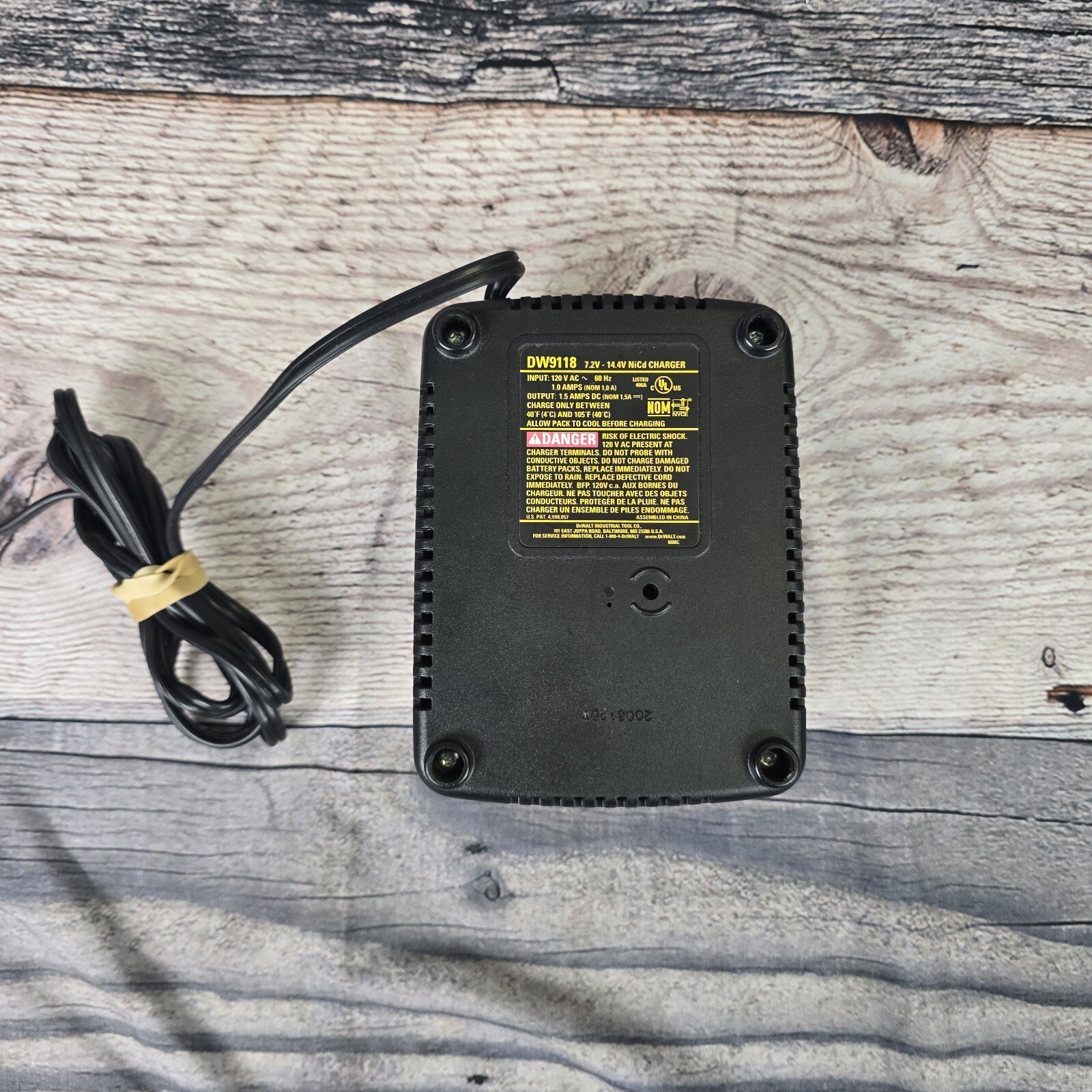 DeWALT Battery Charger DW9118 7.2V – 14.4V 1.5A NiCd Cordless Power Tools Charge