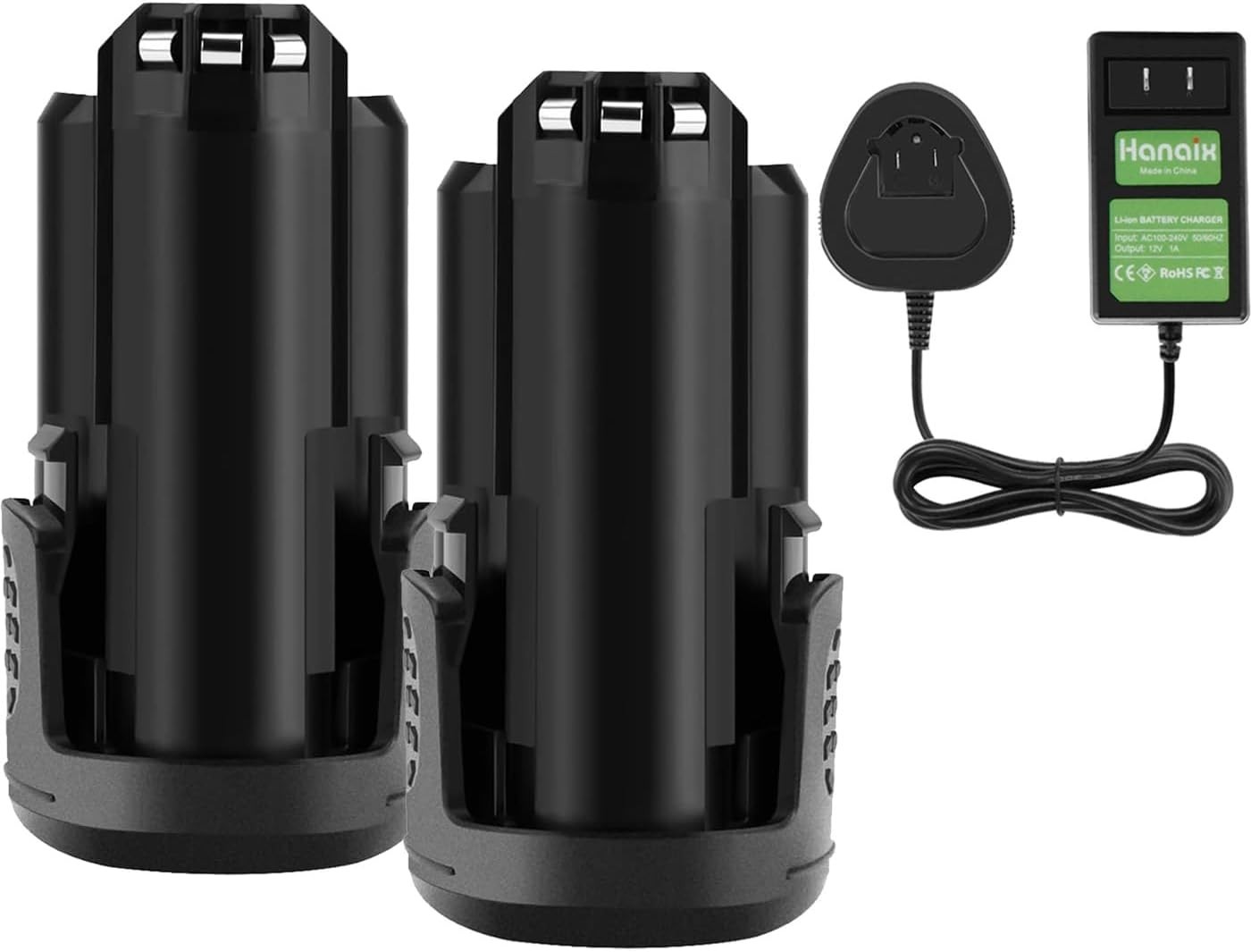 3.0Ah 12V Rechargeable Battery with Charger for Power Tool Compatibility