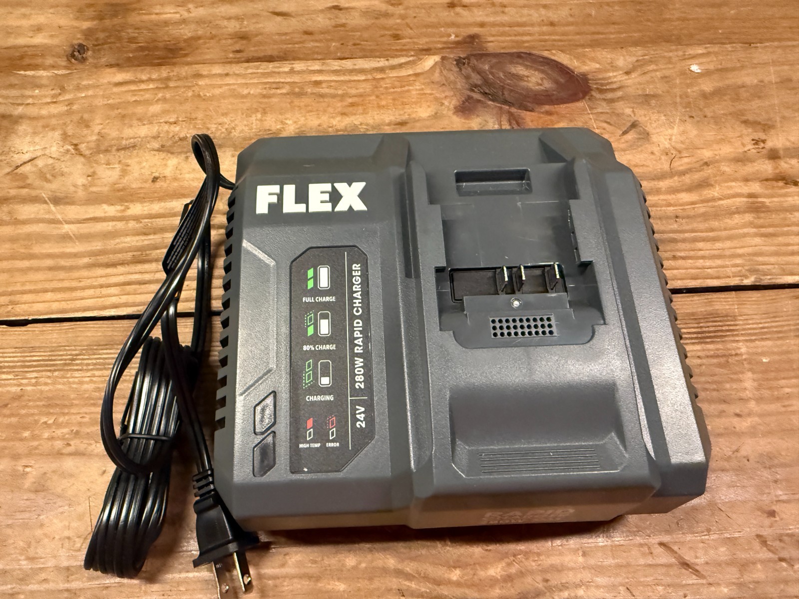 Flex 24V Rapid Charger for Lithium Ion Battery OEM 280W FX0421 FX0421-Z (Qty)