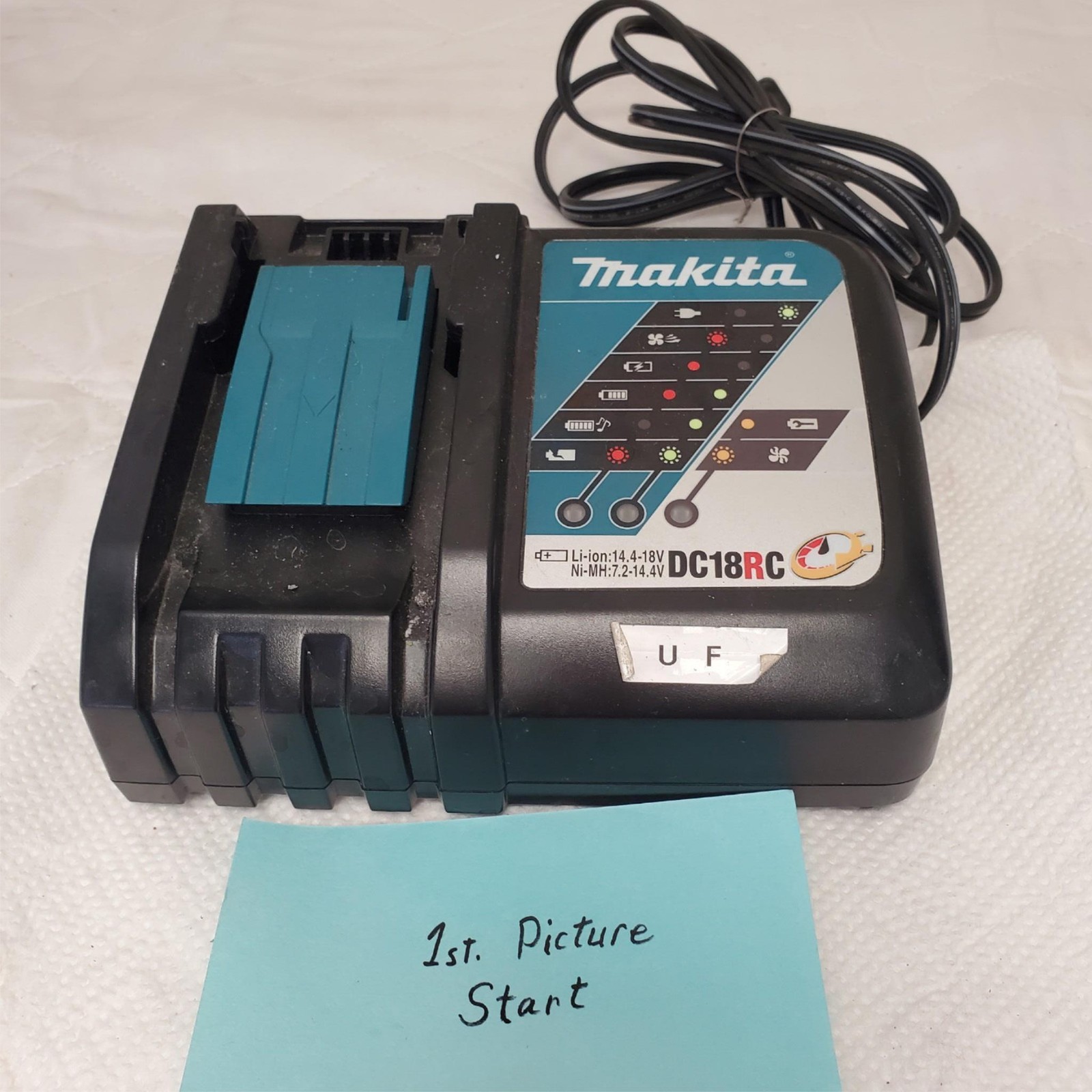 Makita DC18RC 7.2 V 14.4V 18 V Battery Rapid Charger LOT 437