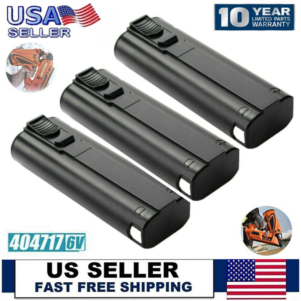 4000mAh/4800mAh For Paslode Impulse 6V 404717 Ni-MH Battery Nailer 900400 900420