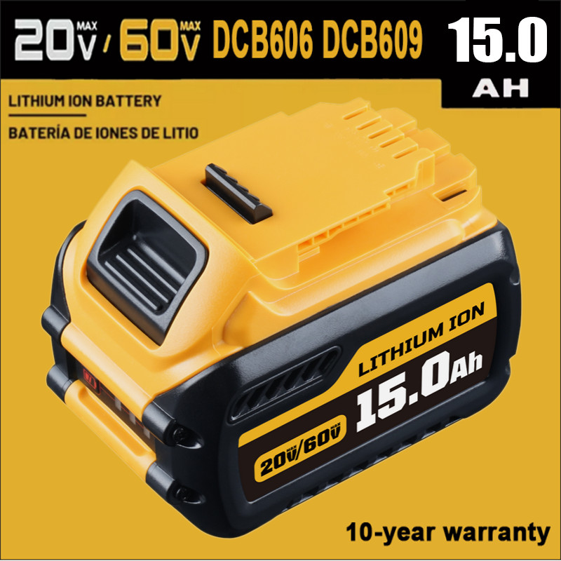15Ah FOR DEWALT DCB609 20V / 60V MAX FLEXVOLT Lithium-Ion Battery DCB612 DCB606