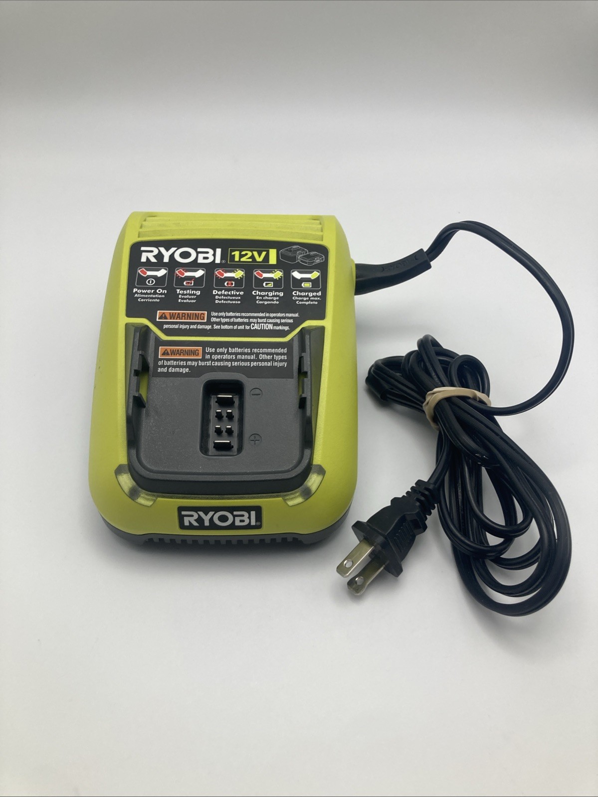 Ryobi C120D 12V Lithium Ion Battery Charger Genuine Original OEM