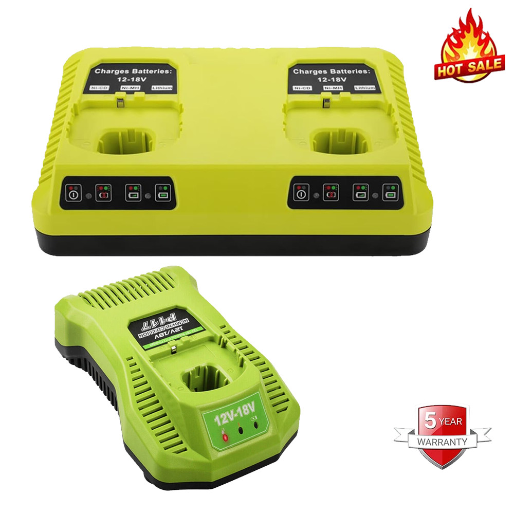 NEW Rapid Charger For RYOBI P108 18V One Plus High Capacity Lithium-ion Battery