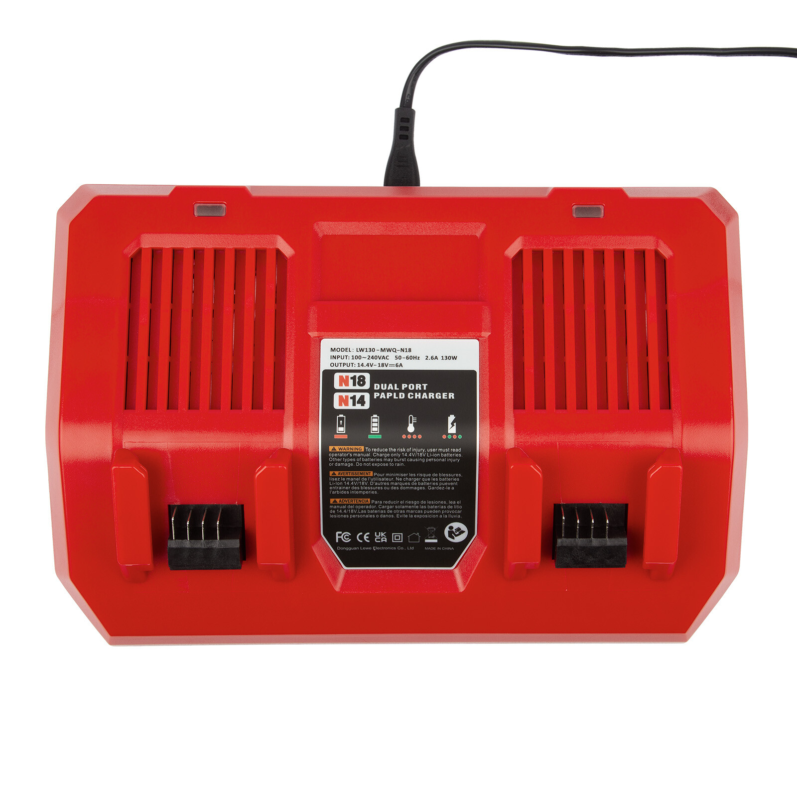 NEW FOR MILWAUKEE FOR M12 FOR M18 18V BATTERY CHARGER 48-59-1812 LITHIUM 12V USA