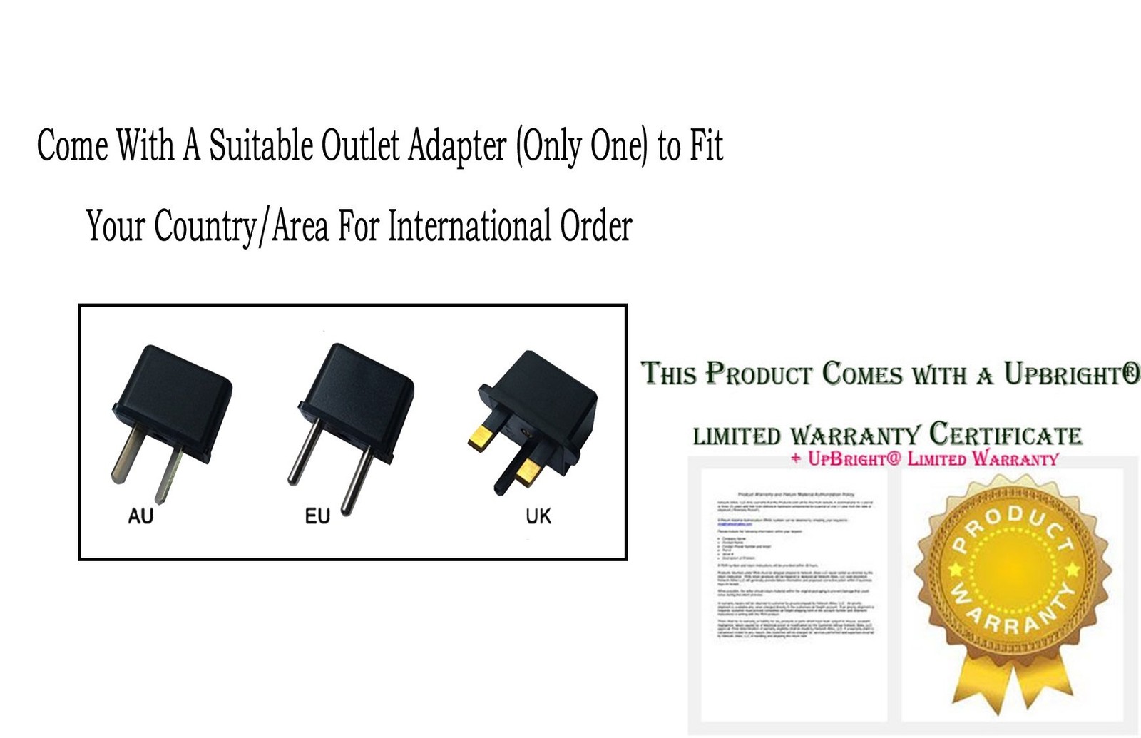 UpBright 26.5V AC/DC Adapter Compatible with Eicobot A13 A-13 Pro Black