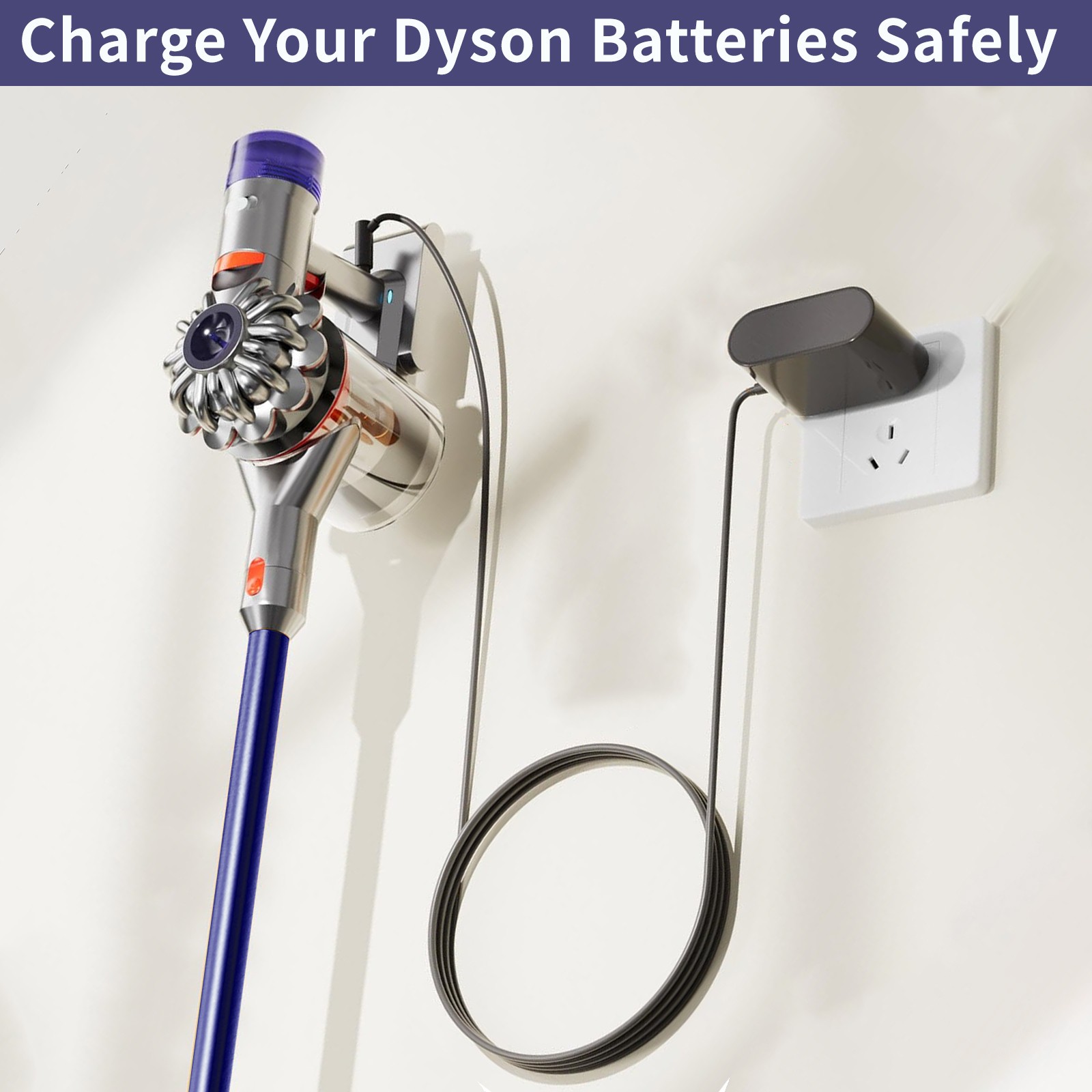 21.6V AC Adapter Charger for Dyson V6 V7 V8 DC58 DC61 SV03 SV05 SV06 205720-20