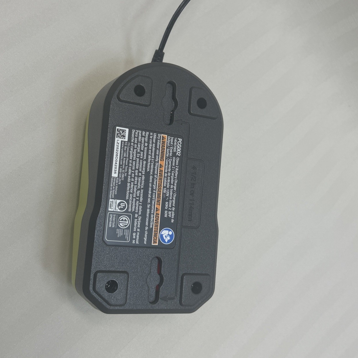 Ryobi 18V ONE+ Fast Battery Charger PCG002 Lithium-Ion Quick Charge OEM Tested