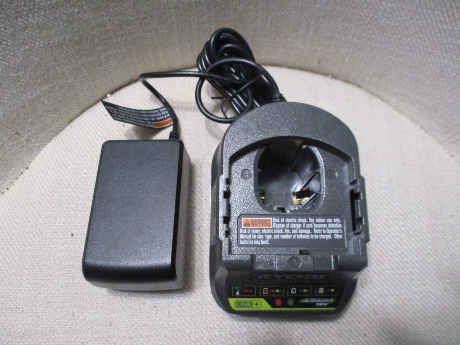 Ryobi 18V ONE+ P118B Lithium-Ion Battery Charger New No Box
