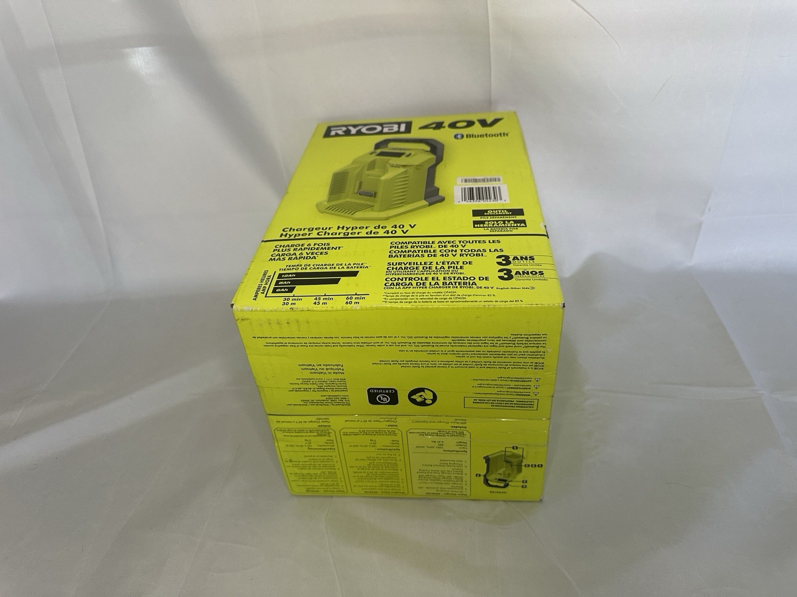 Ryobi 40V Lithium Hyper Charger OP4010A Charger Only – No Battery Included