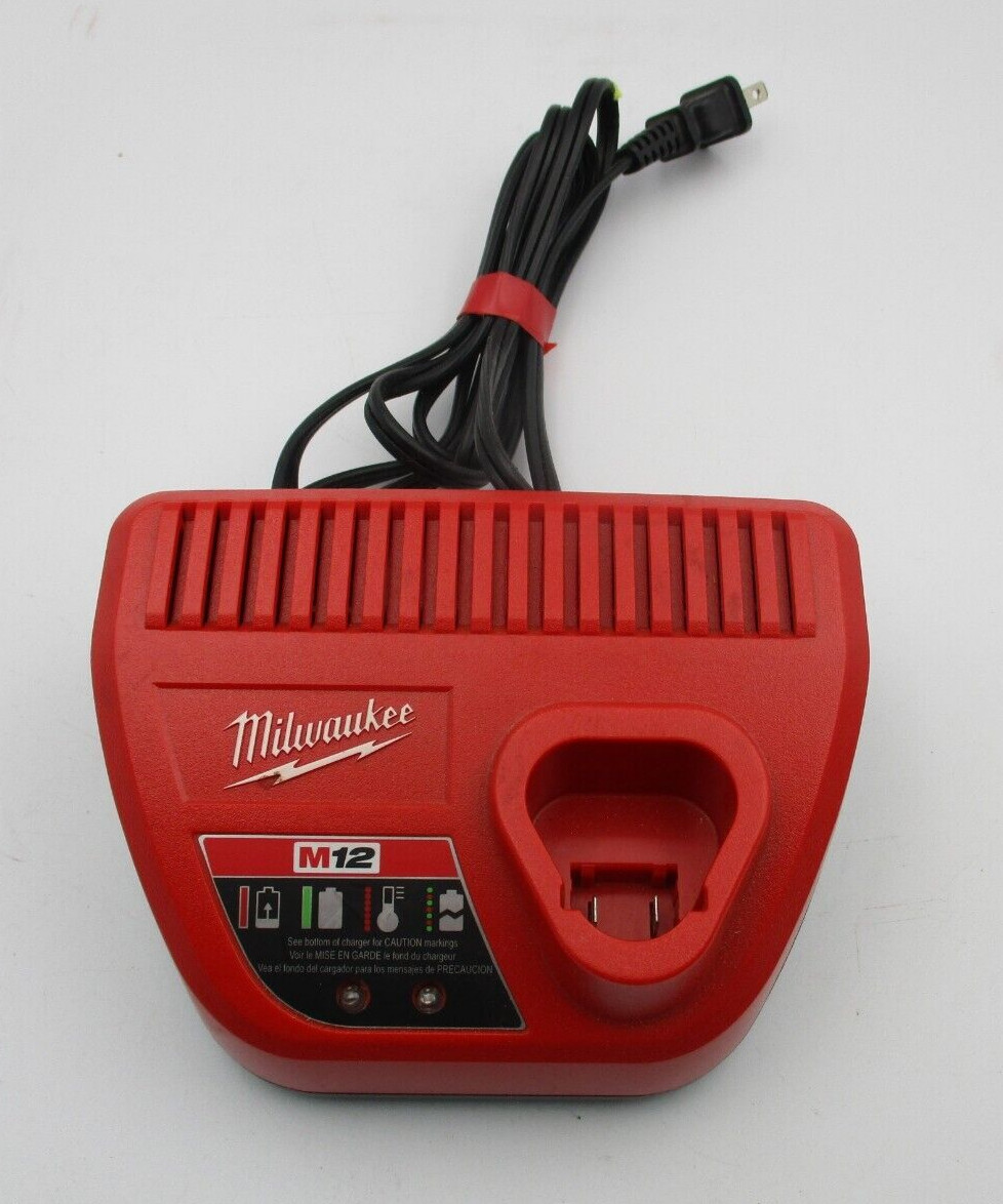 Milwaukee M12 12 Volt Charger Red Lithium-Ion 48-59-2401