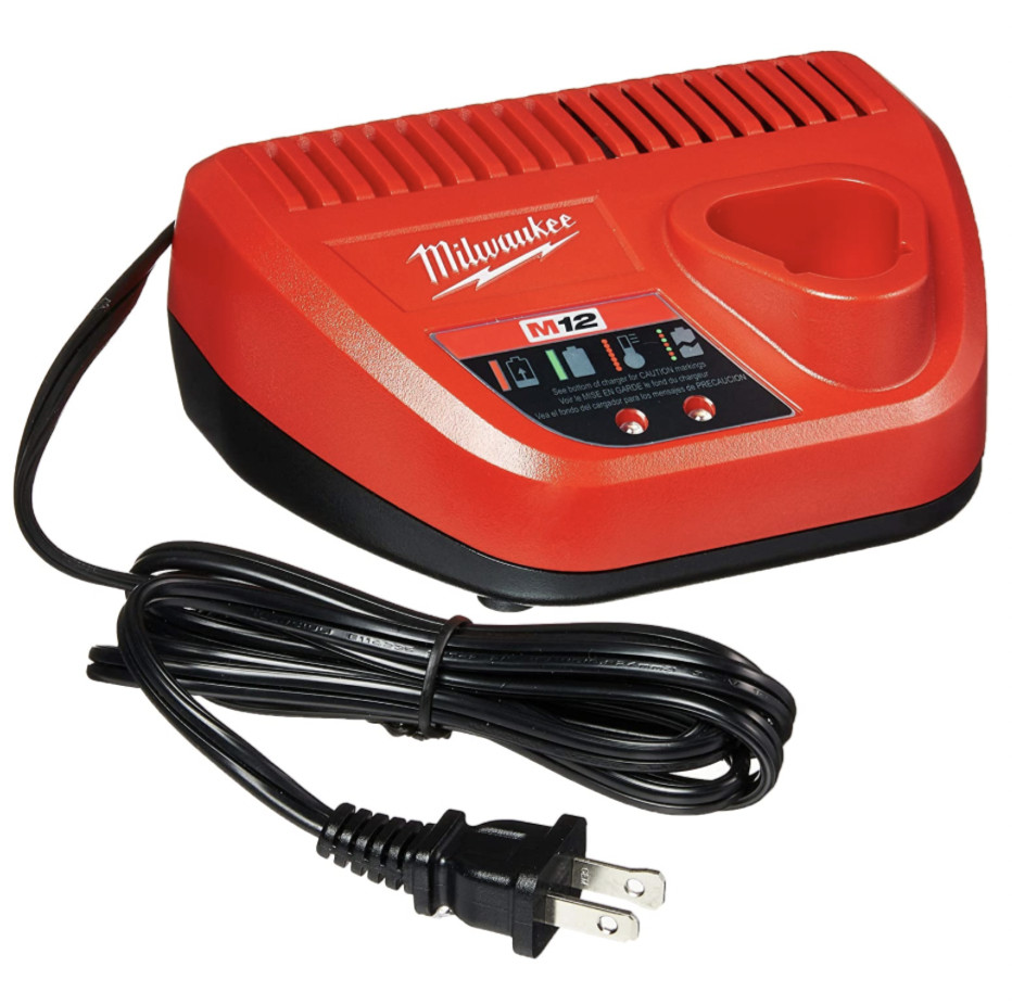 Milwaukee Combo Battery and Charger /48-59-2401 and 48-11-2401 M12 Red Lithium