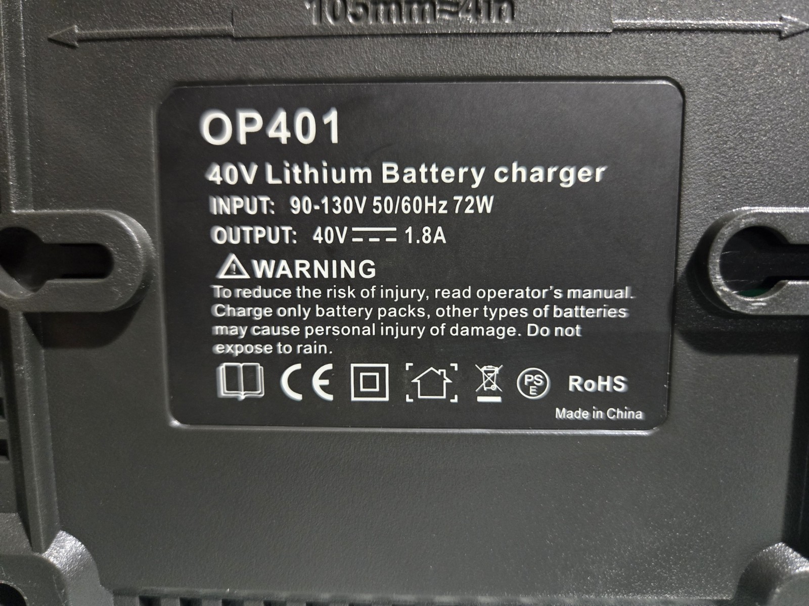 Genuine Ryobi OP400 & OP401 Lithium-Ion Battery Chargers