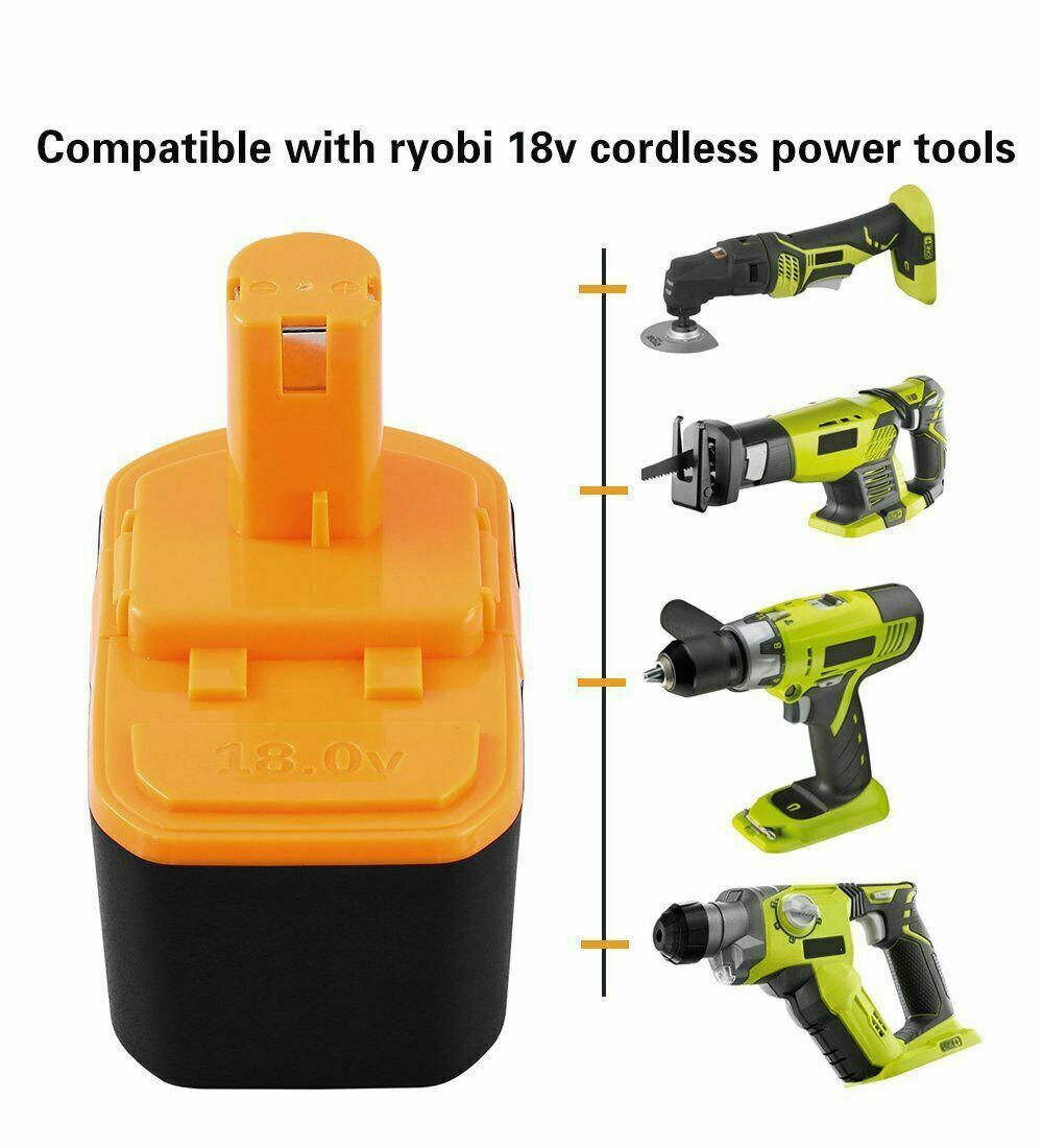 1/2Pack Replace for Ryobi 18V PLUS 4.8Ah 18 Volt Battery P100 13022 ABP1801